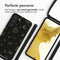 iMoshion Hoesje Geschikt voor Samsung Galaxy S22 Hoesje Met Koord - iMoshion Siliconen design hoesje met koord - Zwart / Sky Black