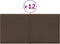 vidaXL - Wandpanelen - 12 - st - 0,54 - m² - 30x15 - cm - stof - bruin