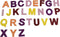 Knutsel Stickers Alfabet, 130st.