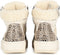 PS Poelman ESQUIMO - Hoge Sneakers - Teddy - Beige - Maat 38