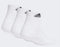 adidas Sportswear - Gevoerde Enkelsokken - Demping en Voetboogondersteuning - Wit (3 paar)