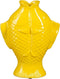 Mica Decorations Vaas Finno - 25x12x30 cm - Keramiek - Geel