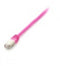 Equip Patchkabel RJ45 S/FTP Cat6 (SSTP) PIMF HF polyester zak 7,50 m roze