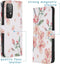 iMoshion Hoesje Geschikt voor Samsung Galaxy A52 (4G) / A52s / A52 (5G) Hoesje Met Pasjeshouder - iMoshion Design Softcase Bookcase - Meerkleurig / Blossom Watercolor