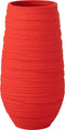 J-Line vaas Fiesta - keramiek - rood - extra large - Ø 25 cm