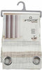 Gordijn Strepen Donker grijs 140 x 0,1 x 260 cm (6 Stuks)