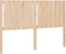 vidaXL - Hoofdbord - 140,5x4x100 - cm - massief - grenenhout
