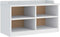 vidaXL - Gangbankje - SANDNES - wit - 87x40x50 - cm - massief - grenenhout
