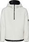 Rains Fleece Pullover Hoodie - Unisex - Boxy-pasvorm - Off White (L/XL)