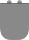 vidaXL - Toiletdeksel - met - Snelle - Montage - en - Soft - Close - in - Duroplast - Grijs