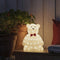 Konstsmide Teddybeer - 3D kerstfiguur - Wit - 38cm hoog - IP44
