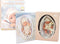 Babypop met draagbaar bedje - 35x17x8 cm - beweegbaar - educatief