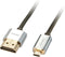 Lindy 41681 - HDMI naar Micro HDMI Kabel - 1 m - Zwart