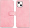 iMoshion Hoesje Geschikt voor iPhone 13 Hoesje Met Pasjeshouder - iMoshion Luxe Bookcase - Roze