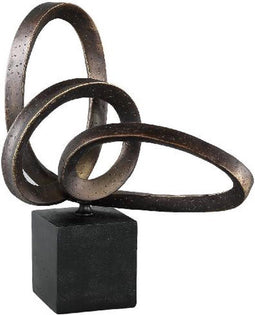 PTMD Djez Ornament - 32 x 19 x 37 cm - Poly - Bronze