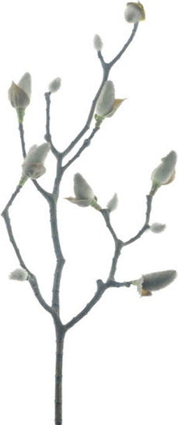 Kunstbloem magnolia bud sven black, 59 cm