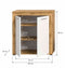 Furnilux Jam - Highboard - Tijdloos design - Wit eiken - 35x80x88cm