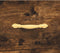 vidaXL - Nachtkastje - 40x40x66 - cm - bewerkt - hout - gerookt - eikenkleurig