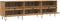 vidaXL - Tv-meubel - 150x30x44,5 - cm - bewerkt - hout - artisanaal - eikenkleur