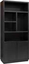 Richmond Interiors Boekenkast Oakura 2-deuren (Black)
