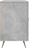 vidaXL - Dressoir - 100x36x60 - cm - bewerkt - hout - betongrijs
