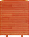 vidaXL - Plantenbak - 60x60x72,5 - cm - massief - grenenhout - wasbruin