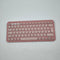 Logitech Pebble Keys 2 K380s - Mini Toetsenbord - Draadloos RF + Bluetooth - QWERTZ DE - Roze
