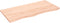 vidaXL - Wandschap - 100x50x2 - cm - onbehandeld - massief - eikenhout