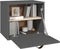 vidaXL - Wandkast - 40x30x35 - cm - massief - grenenhout - grijs