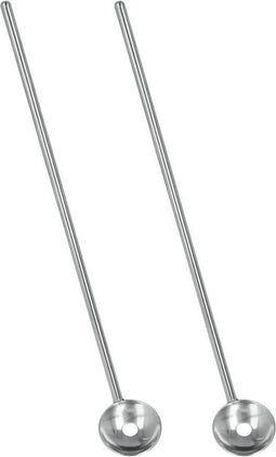 Metaltex Cocktaillepels 22 X 3 Cm Rvs Zilver 2 Stuks