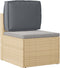 vidaXL - Ligbedkussen - voor - Rugleuning - Antraciet - 50x40x12 - cm - Oxford - Stof
