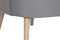 Leunstoel DKD Home Decor Spar Polyester Donker grijs (66 x 70 x 88 cm)