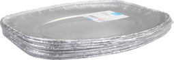 DEPA® Schaal - aluminium - ovaal - 350x zilver - 10 stuks