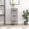 vidaXL - Dressoir - 34,5x34x90 - cm - bewerkt - hout - grijs - sonoma - eikenkleurig