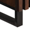 vidaXL - Wastafelkast - 62x34x58 - cm - massief - mangohout - bruin