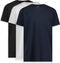 LEBASQ Miles' T-shirt - 3 pack - Ronde hals - Extra lang - XXL - Katoen (3-pack)