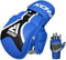 RDX Sports Aura+ T-17 Shooter - MMA Handschoenen - voor Wedstrijden - Blauw - Maat L - Kunstleer