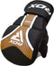 RDX Sports Aura+ T-17 Shooter - MMA Handschoenen - voor Wedstrijden - Goud - Maat L - Kunstleer