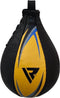 RDX Sports Bokstraining lederen Speedbal | Speed Bag inclusief stalen swivel