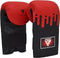 RDX Sports F-Series Bokshandschoenen - Kunstleer - Bokszak training - Zwart/Rood - 10 oz