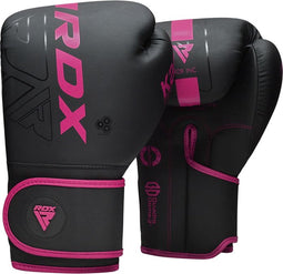 RDX Sports F6 Kara Bokshandschoenen - Boxing Gloves - Training - Vechtsporthandschoenen - Boksen - Roze - Mat - 6 oz