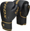 RDX Sports F6 Kara Bokshandschoenen - Boxing Gloves - Training - Vechtsporthandschoenen - Boksen - Goud - Mat - 14 oz