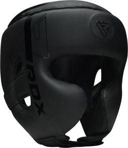 RDX Sports F6 Kara - Hoofdbeschermer Boksen - Zwart - Boks Bescherming - Maat XL