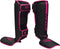 RDX Sports F6 Kara Scheenbeschermers - Kickboksen - MMA - Training - Kunstleer - Zwart - Mat - Roze - M