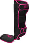 RDX Sports F6 Kara Scheenbeschermers - Kickboksen - MMA - Training - Kunstleer - Zwart - Mat - Roze - S