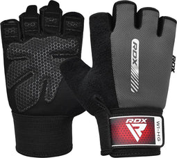 RDX Sports Fitness Handschoenen W1 - Half Finger Grijs - S