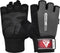 RDX Sports Fitness Handschoenen W1 - Half Finger Zwart - XL