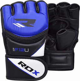RDX Sports Grappling Gloves Model GGRF-12 Blauw M
