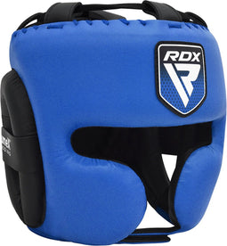 RDX Sports Head Guard Pro Training Apex A4 - Blauw - M - Boksen - Boks Bescherming - Bokshelm