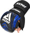 RDX Sports IMMAF Shooter Grappling Gloves MMA Blauw Maat: XS